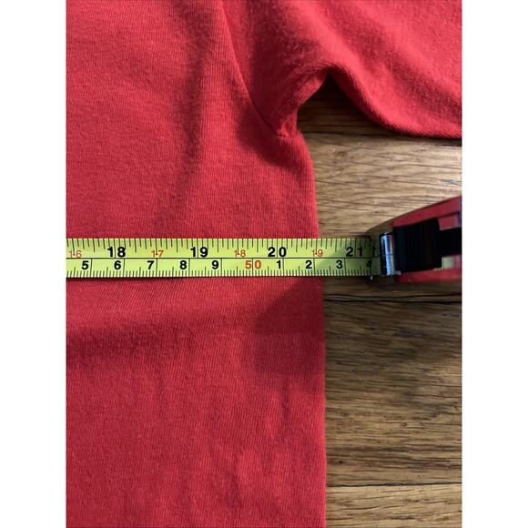 Vtg Over The Hill Proud Of It' Shirt XL Red-Single Stitch Sleeve-Spring Ford-USA - Picture 5 of 7